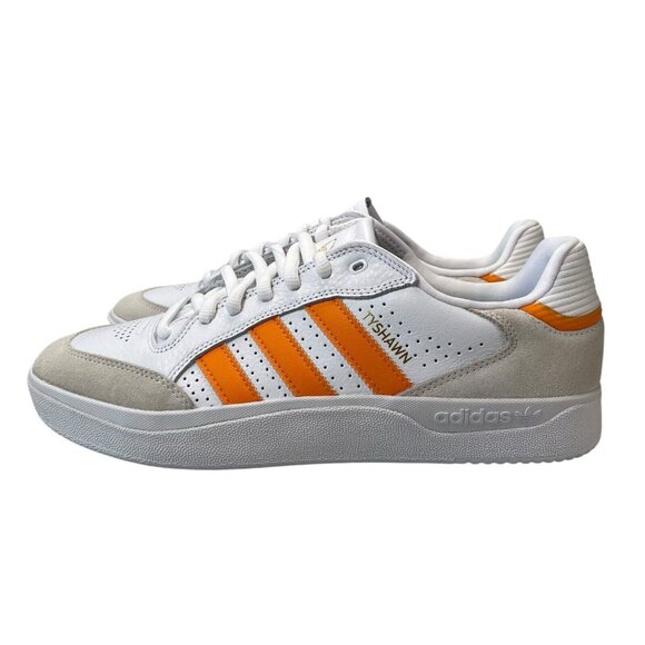 Adidas Tyshawn Low Cloud White Orange Shoes IF4621 Men's Size's 7.5 - 11 - Picture 3 of 9
